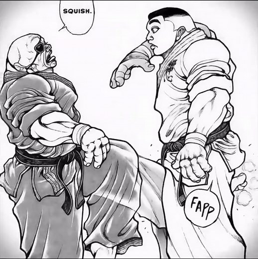 Doppo Orochi vs Katsumi Orochi in Baki Rahen Chapter 58