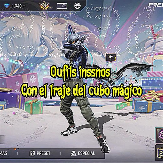 Outfits con el Nuevo Cubo Mágico en Free Fire