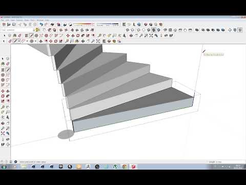 Creazione scala con sketchup