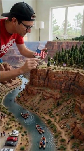 Creating a Colossal Ultra-Realistic Grand Canyon Miniature