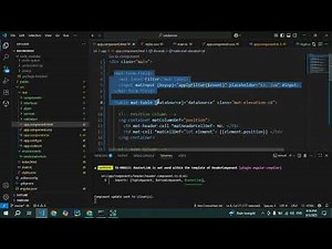 Angular Material Table