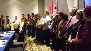 1.5K views · 34 reactions | Dene Nation leadership meetings are underway today in Yellowknife. This morning, in celebration of the year of Indigenous Languages, the Dene Nation honoured some of their first translators - and the important role they played - with a drum dance. CBC's Leitha Kochon provided us this video from the meeting. Mahsi to all the territory's translators and the important work they do! | CBC NWT | Facebook