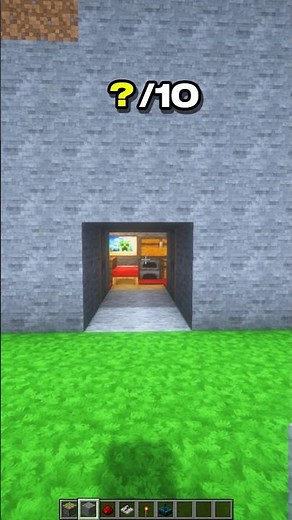 How to Make a Wall Secret Door in Minecraft – Redstone | CupSapling #minecraft #redstone #shorts