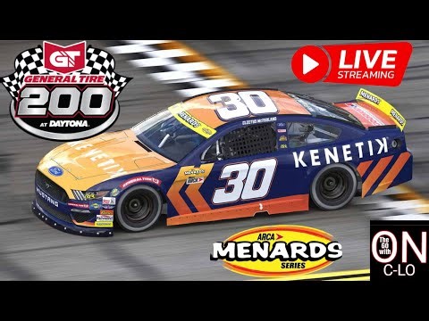 🔴General Tire 200 at Daytona. Live Nascar ARCA MENARDS Series. Live Commentary & Reaction.