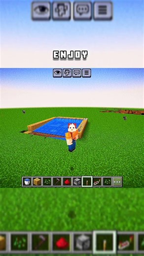 Minecraft Automatic Wheat Farm 🌾 | Unlimited Food 😱 #shorts