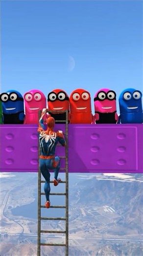 GTA 5 Epic Water Ragdolls Spiderman Jump/Fails Ep 417 #shorts