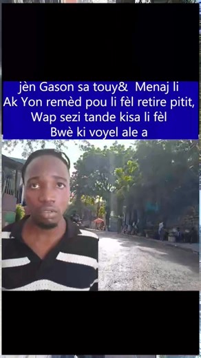 12K views · 37 reactions | Nou tande sa yon jèn gason fè menaj li ak yon remèd, pou retire pit.. paran yo kounye a demotive. | Lambi vérité | Facebook