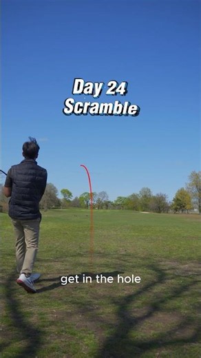 Day 24 Scramble #golf #golfskill #golfswing #golfer