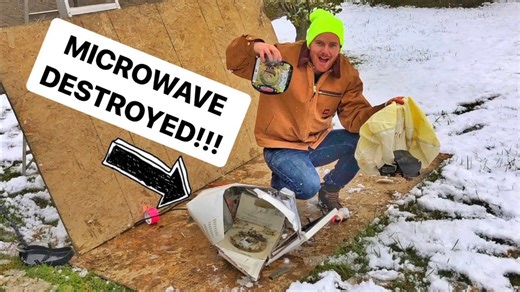 Two Airbags vs Microwave – Shock Test Experiment