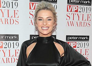 Pippa O'Connor Stuns In Chic Black Dress At The VIP Style Awards