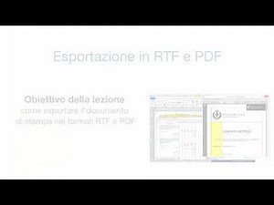 Tutorial PriMus – Esportazione in RTF e PDF - ACCA Software