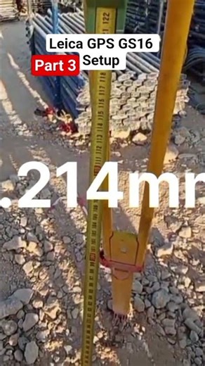 Leica GPS GS16 Setup karny Ka tareka part3 #leica