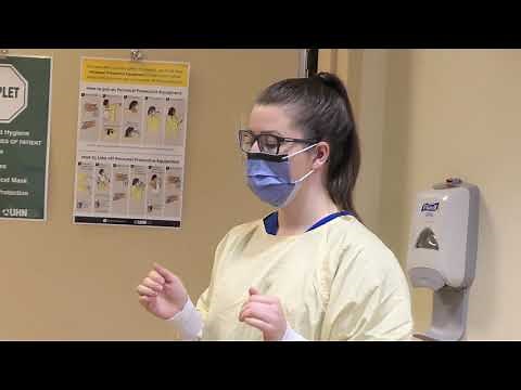 UHN Droplet Precautions PPE Instructional Video