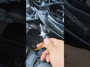 How To Replace Headlight Low Beam Light bulb on 2012 BMW X3