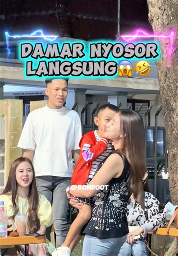 Damar minta gendong? #rondoot #rondootanya🎤 #bisobahasopalembang #tiktok #cewekcantik