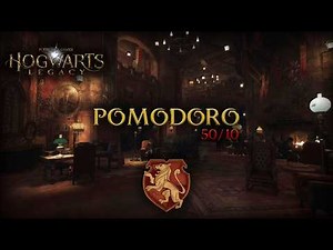 Study at Hogwarts | Gryffindor | 50/10 Pomodoro | No Music