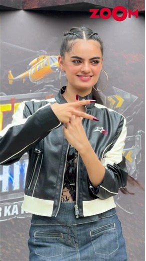 Ruhanika Dhawan PATIENTLY poses for the Paps at KKK 15 launch #shorts #ruhanikadhawan