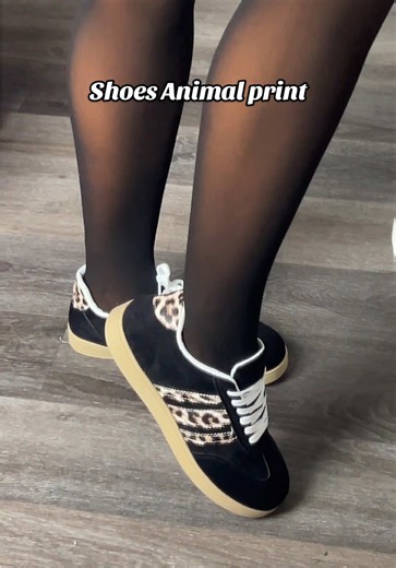 Women's White & Leopard Print Retro Training Sneakers, Casual Walking Shoes, Stylish Daily Commute & Outdoor Leisure Footwear, Comfortable Breathable Fashion Trainers, Versatile, Trendy Walking Sneakers