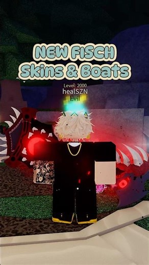 *NEW* FISCH Skins & Boats! 🎣 #fisch #roblox