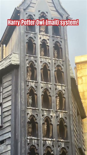 Universal Studios- Harry Potter - Owl (mail) System. Have you seen the HP mail system? #harrypotter