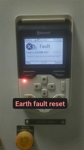 80K views · 1K reactions | How to reset Ex Earth Fault, ABB ACS880 VFD #earthfault #ACS880 #VFD | Electrical Engineering Question & Solution & Learning | Facebook