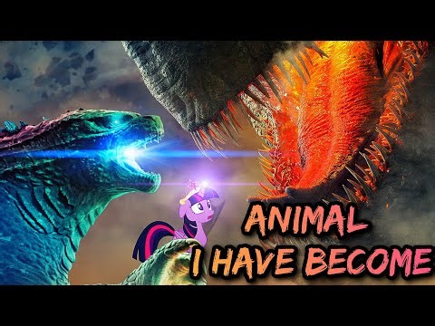 Godzilla & Twilight Sparkle vs. Red Death (Godzilla x MLP vs. How to Train Your Dragon)