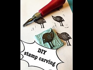 How to make your own rubber stamps tutorial