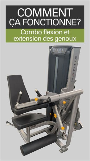 Découvre notre nouvel appareil : La combo extension et flexion des jambes Versa de Matrix. ✨ 👉 Un appareil conçu pour cibler efficacement quadriceps et ischio-jambiers, favorisant un travail musculaire équilibré grâce à un mouvement guidé et contrôlé. 📌 Enregistre cette publication pour bien l'ajuster lors de ton prochain entraînement. #PavillonsportifUQAC #KinésiologieUQAC #UQAC #SportsUQAC | Pavillon sportif de l'UQAC