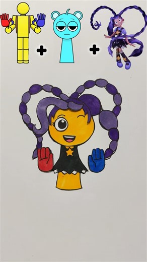 Poppy Playtime Chapter 5 Mixup Challenge| Lily Lovebraids x Sprunki x The Player OC #