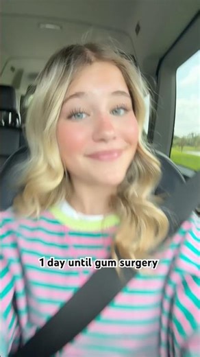 this video was gonna be longer, but I forgot to check the audio😭😂 #fypシ゚viral #foryou #gumsurgery￼