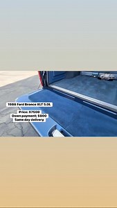 22K views · 177 reactions | 1986 Ford Bronco XLT 5.0L Price: $7500 Down payment; $800 Same day delivery 92k Miles Shown on Rolled Odometer 5.0-Liter V8 Four-Speed Automatic Transmission Dual-Range Transfer Case Repainted Dark Shadow Blue Metallic Tri-Color Decals Blue Cloth Upholstery Body-Color Removable Hardtop Power-Operated Tailgate Window 15" Eight-Hole Alloy Wheels Front Disc Brakes Air Conditioning Cruise Control Power Windows AM/FM Stereo | A & A Auto Sales | Facebook