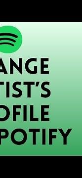 How to Change Artist’s Profile on Spotify 2024 (EASY!!)