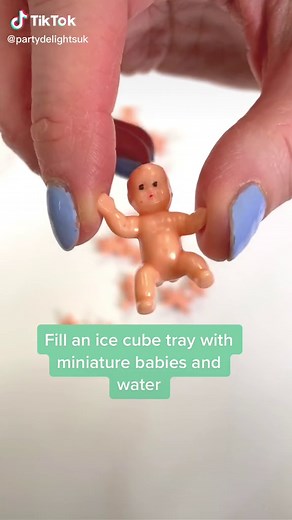 Fun Baby Shower Game Idea: Ice Cube Baby