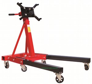 [Hot Item] 2000lb Foldable Engine Stand Adjustable Motor Hoist Dolly Mover Auto Repair Crane
