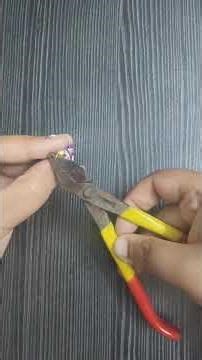 #unique silk thread earing