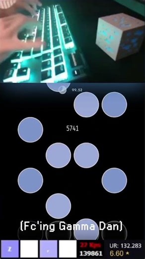 HIGHLIGHT FROM 1ST MANIA STREAM! - Do not celebrate too early! #shorts #osumania #osumania4k #osu