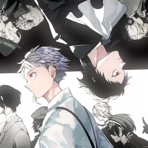 (Join bsd theme server in bio pls 🥹❤️‍🩹) I love the cover so muchhhh! The way Chuuya and Dazai parallel each other, kouyou and kyouka parallel each, ranpo is looking at Atsushi or at us, Katai was included, as well as Verlaine, the first 3 who dies —kunikida, tanizaki, and Kenji— are all on the same side, the line marks on the side fall on Kenjis same hand that he lost, Mori and dazai have a similar expression, the way they all walk away from each others, omg I could go forever on how good the