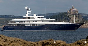 The secrets of the £75m superyacht spotted off Penzance
