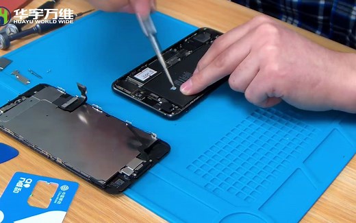 苹果iPhone7PLUS手机主板屏幕拆装机教程视频-手机维修培训