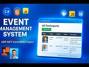 Best Event Management System using ASP.NET Core MVC