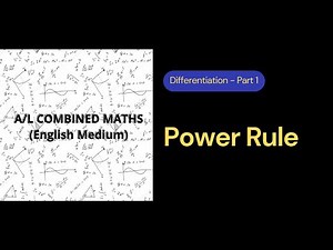 Differentiation (Combined Maths) Part 1 - Power Rule
