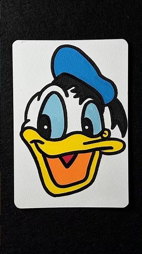 How to Draw Donald Duck with Depth | Advanced Techniques for Expressive Cartoons #shorts