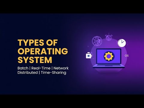 ऑपरेटिंग सिस्टम के प्रकार: बीसीए नोट्स में सरल व्याख्या