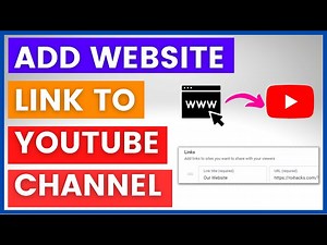 How To Add A Clickable Website Link To YouTube Channel Page? in 2023