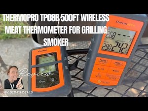 Wireless Meat Thermometer to Upgrade Your Grilling Game: ThermoPro Thermometer TP08B 500FT