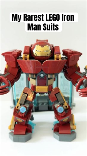My rarest iron man suits! #lego #marvel #toys #ironman #hulkbuster #dc #fyp #foryou