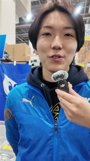 田野選手にインタビュー🎤 今年の意気込みは‥ 打倒❗️蕎麦切選手⁉️ 若手ドライバー2人のバチバチなバトルが今年も楽しみです🚗💨 #d1gp #drift