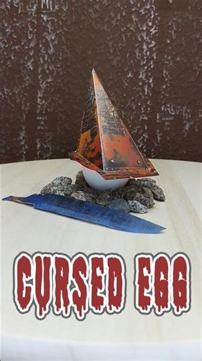 Gothic Horror Pyramid Helmet 🩸 Dark Paper Craft Build (Survival Style DIY)