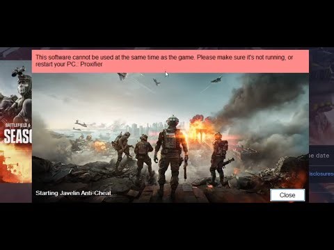 Fix Battlefield REDSEC Proxifier This Software Cannot Be Used At The Same Time As The Game Proxifier