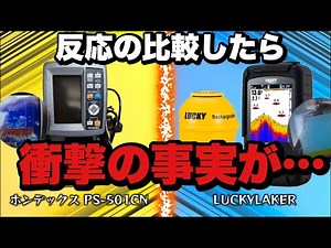 サップフィッシングで本当に使えるのは？【ホンデックスとラッキーレイカー】衝撃の瞬間が！